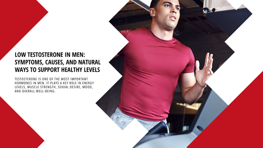 Low Testosterone in Men: Symptoms, Causes, and Natural Ways to Support Healthy Levels