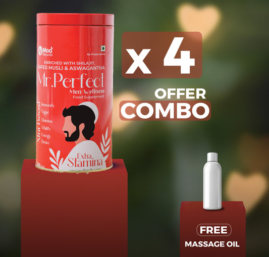 Mr.Perfect Men Wellness 4+1 Oil Combo offer